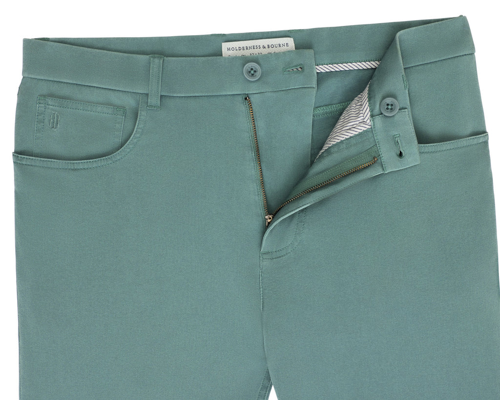 Holderness & Bourne Men's California Spruce The Wilson 5 Pocket Pant