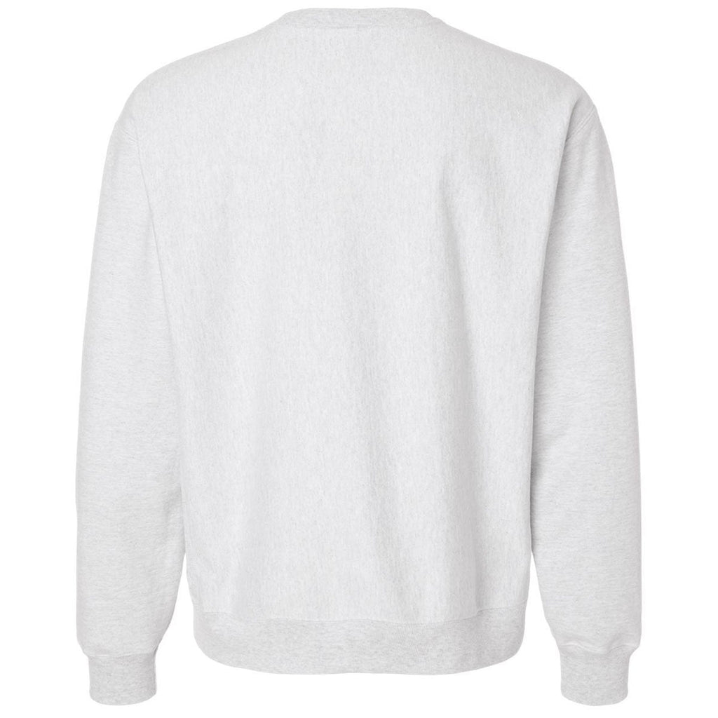 Hanes Unisex Ash Beefy Sweats Premium Heavyweight Crewneck Sweatshirt