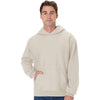 Hanes Unisex Sand Beefy Sweats Premium Heavyweight Hooded Sweatshirt