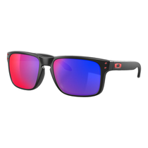 Oakley Matte Black with Positive Red Iridium Lens Holbrook Sunglasses