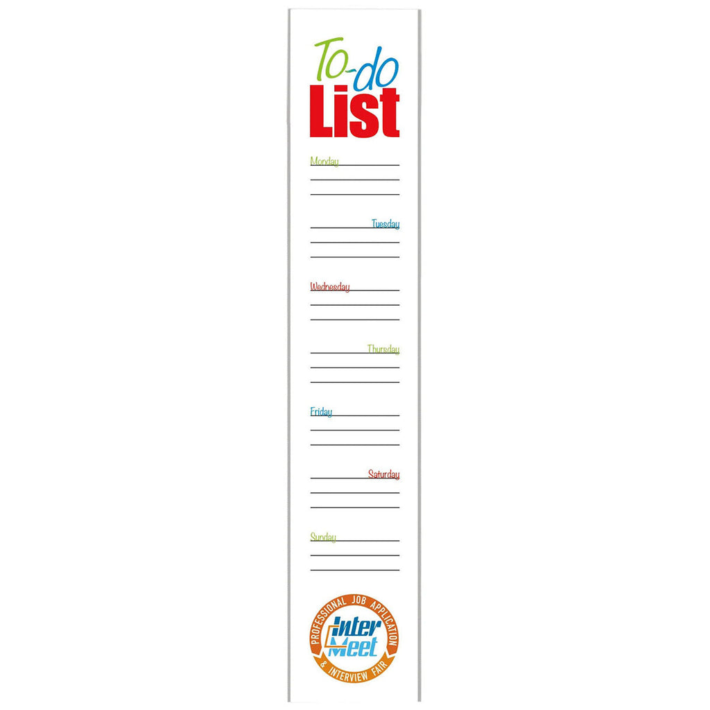 48-Hour Souvenir White Sticky Note 12" X 2" Pad, 25 sheet