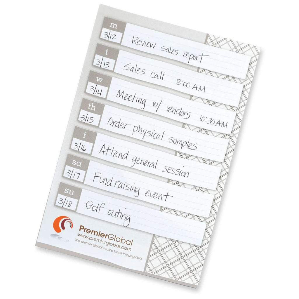 48-Hour Souvenir White Sticky Note 6" x 9" Large Pad, 25 sheet
