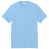 Port & Company Men's Light Blue Core Blend Recycled Tee