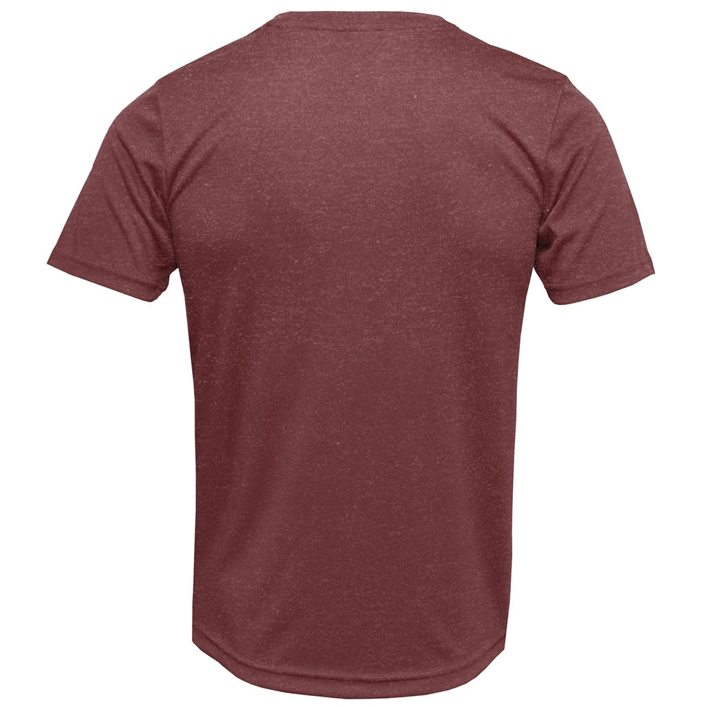 BAW Unisex Antic Maroon Soft-Tek Blended T-Shirt
