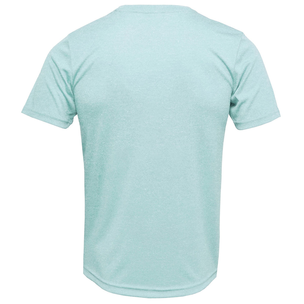 BAW Unisex Arctic Blue Soft-Tek Blended T-Shirt
