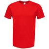BAW Unisex Red Soft-Tek Blended T-Shirt