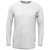 BAW Unisex White Soft-Tek Blend Long Sleeve Shirt