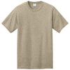 Port & Company Unisex Desert Tan Heather CVC Tee