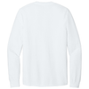 Port & Company Men's White Long Sleeve Core Cotton Tee