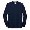Port & Company Men's Navy Long Sleeve Core Blend Tee