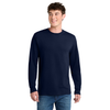 Port & Company Men's Navy Long Sleeve Core Blend Tee
