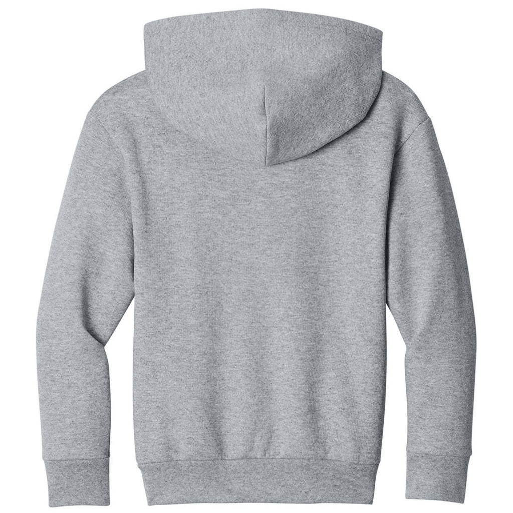 Port & Co. Youth Athletic Heather Easy Fleece Pullover Hooded Sweatshirt