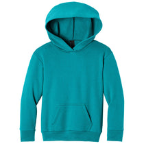 Port & Co. Youth Bright Aqua Easy Fleece Pullover Hooded Sweatshirt