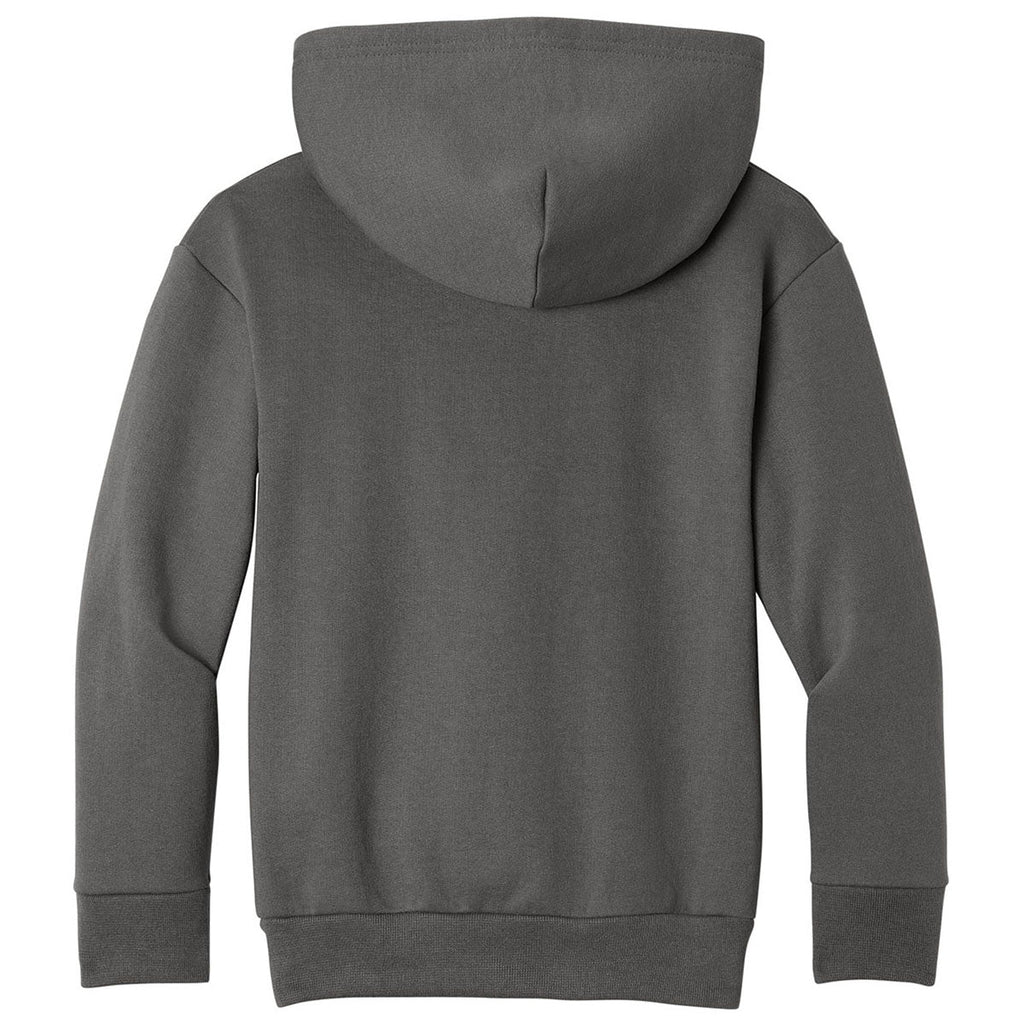Port & Co. Youth Charcoal Easy Fleece Pullover Hooded Sweatshirt