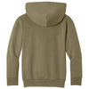Port & Co. Youth Coyote Brown Easy Fleece Pullover Hooded Sweatshirt