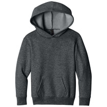 Port & Co. Youth Dark Heather Grey Easy Fleece Pullover Hooded Sweatshirt