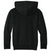 Port & Co. Youth Jet Black Easy Fleece Pullover Hooded Sweatshirt