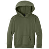 Port & Co. Youth Olive Drab Green Easy Fleece Pullover Hooded Sweatshirt