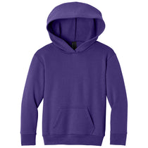 Port & Co. Youth Team Purple Easy Fleece Pullover Hooded Sweatshirt