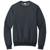 Port & Company Unisex Dark Heather Grey Core Fleece Crewneck Pocket Sweatshirt