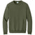 Port & Company Unisex Olive Drab Green Core Fleece Crewneck Pocket Sweatshirt