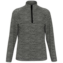 Perry Ellis Women's Grey Heather 1/4 Zip Pullover