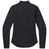 UNRL Women's Black Performa Fitted Half-zip