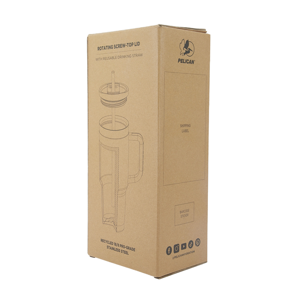 Pelican Porter Cream 40 oz. Double Wall Stainless Steel Travel Tumbler - Glow Collection