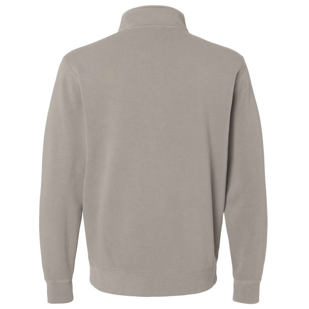 Independent Trading Co. Unisex Pigment Cement Pigment-Dyed Quarter-Zip Pullover