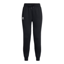 Under Armour Women's Black/Black/White Icon Fleece Joggers