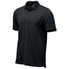Stormtech Men's Black Ferrera Short Sleeve Polo