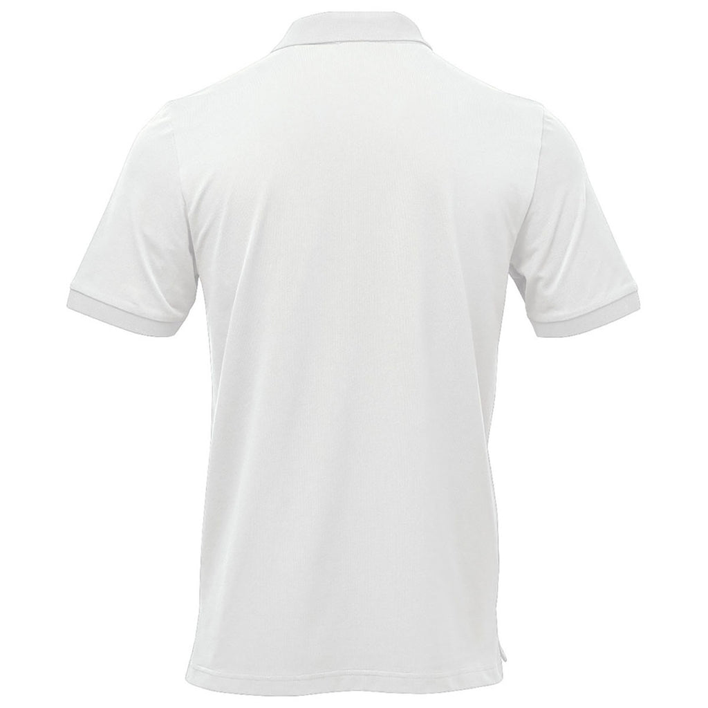 Stormtech Men's White Ferrera Short Sleeve Polo
