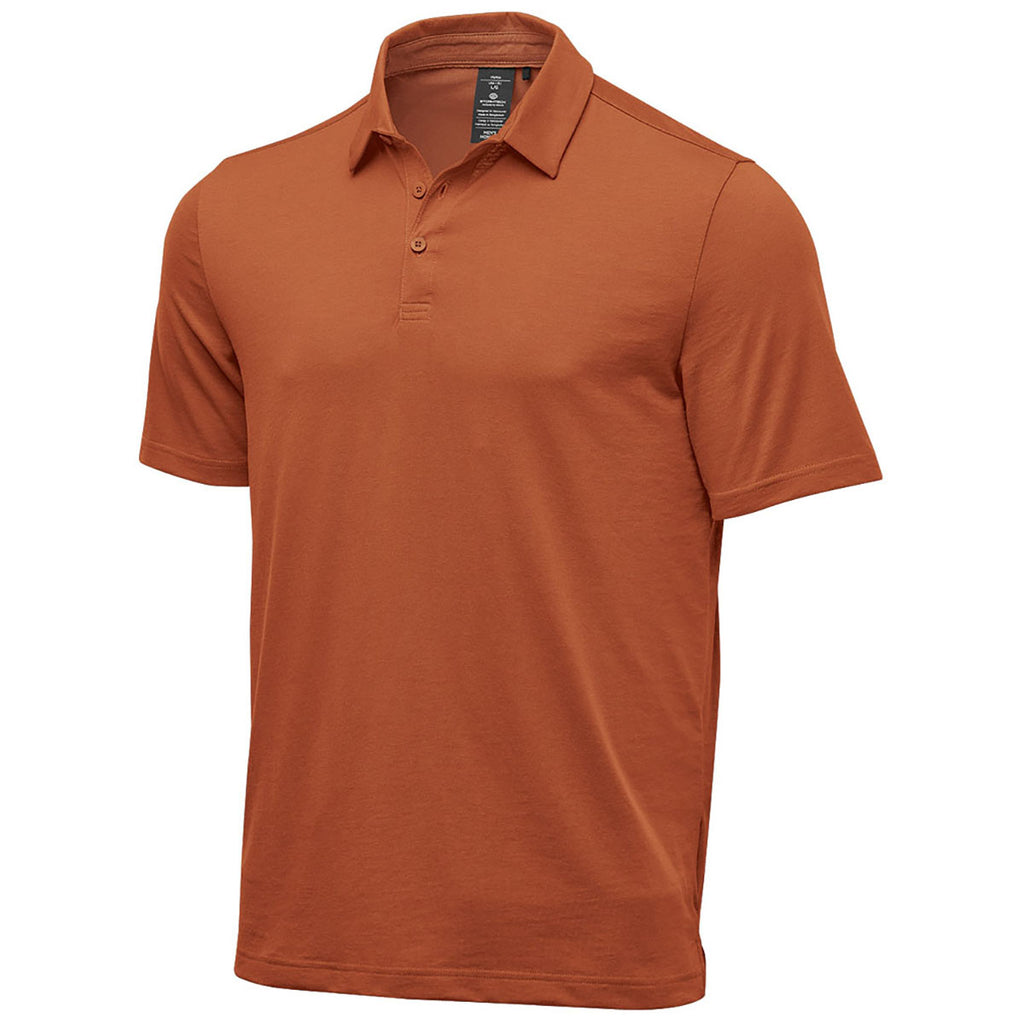 Stormtech Men's Rust Settebello Short Sleeve Polo