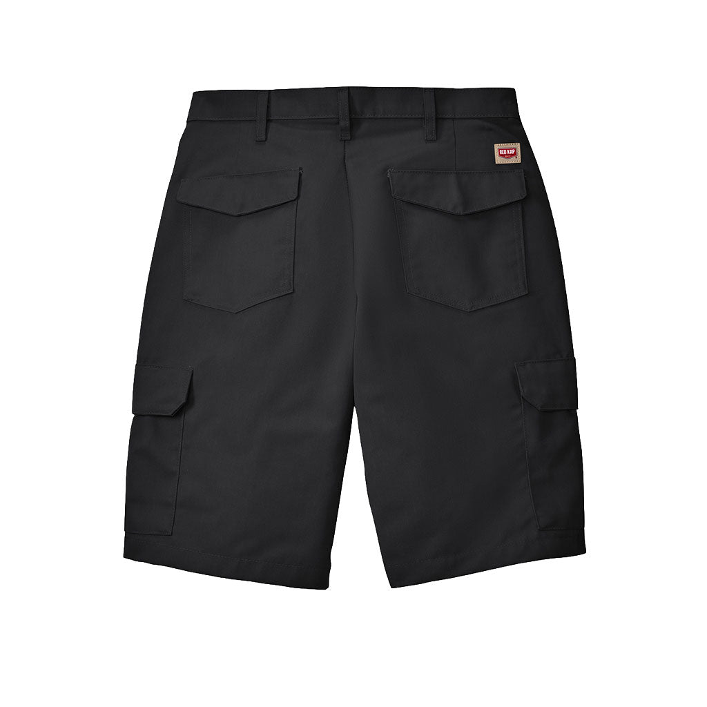 Red Kap Men Black Industrial Cargo Short
