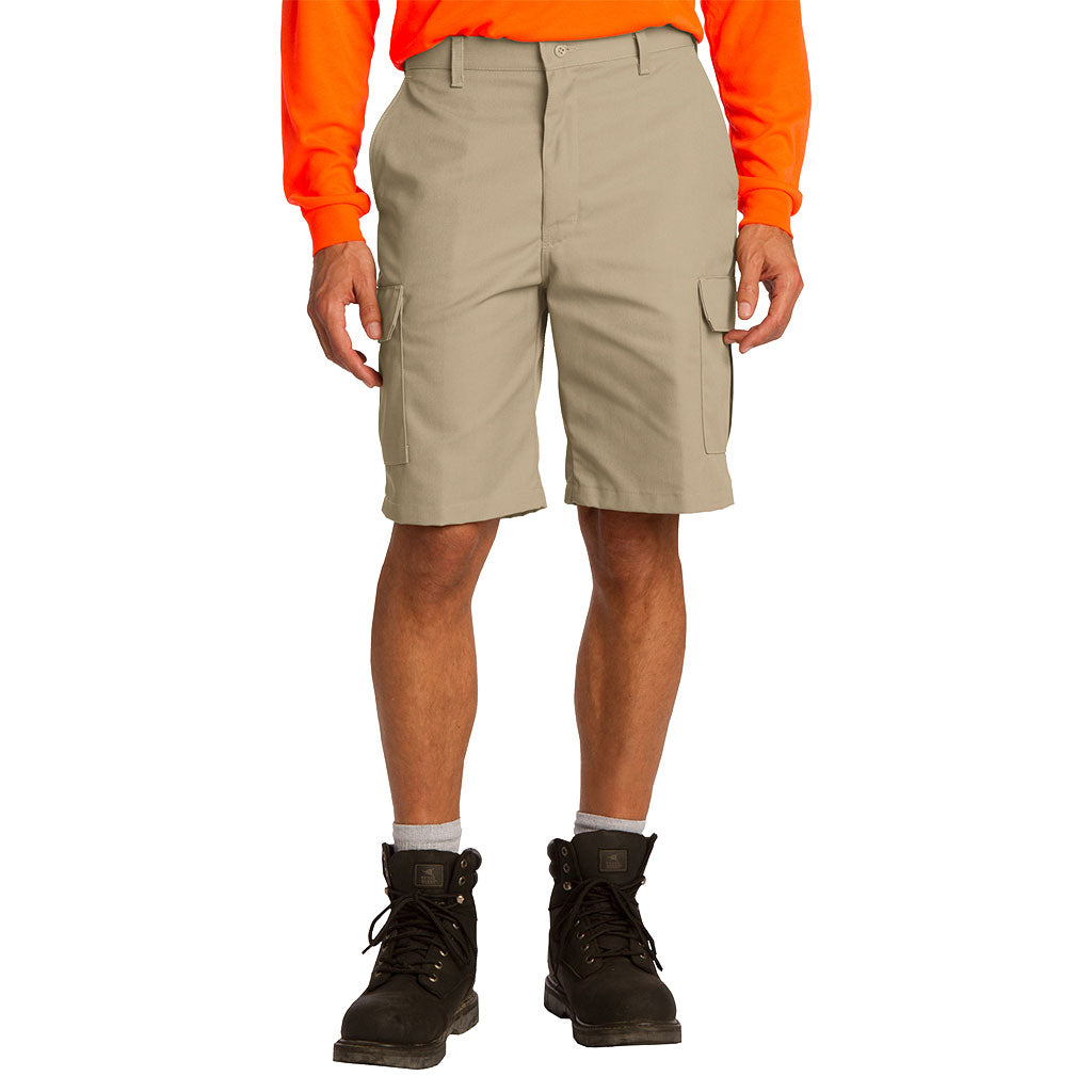 Red Kap Men Khaki Industrial Cargo Short