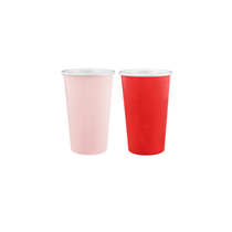 HIT Pink/Red 15 Oz. Color Changing Recycled Aluminum Cup