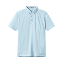 UNRL Men's Cascade Blue Pique Pro Polo