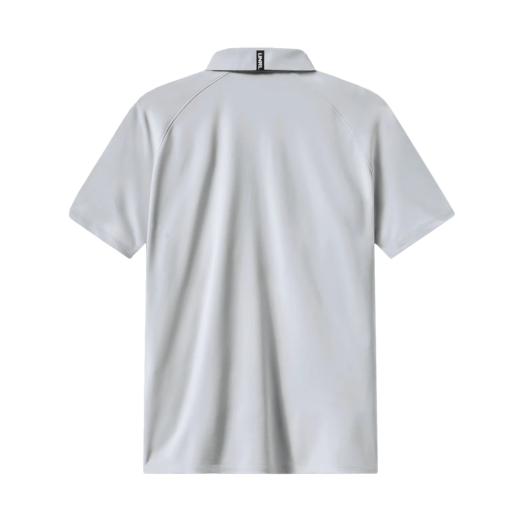 UNRL Men's Core Grey Pique Pro Polo