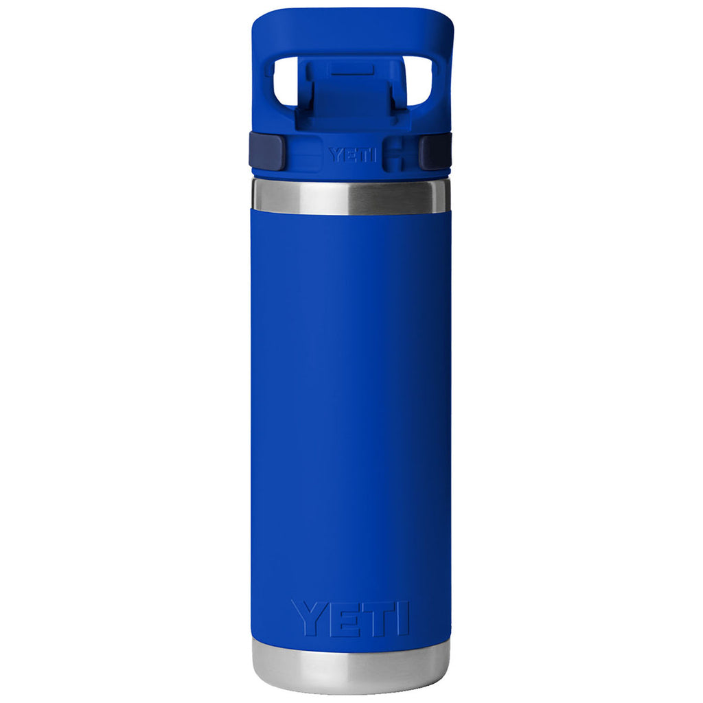 YETI Royal Blue Rambler 18 oz Water Bottle with Color-Matched Flip Chug Cap