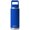 YETI Royal Blue Rambler 26oz Bottle w/ Colored Straw