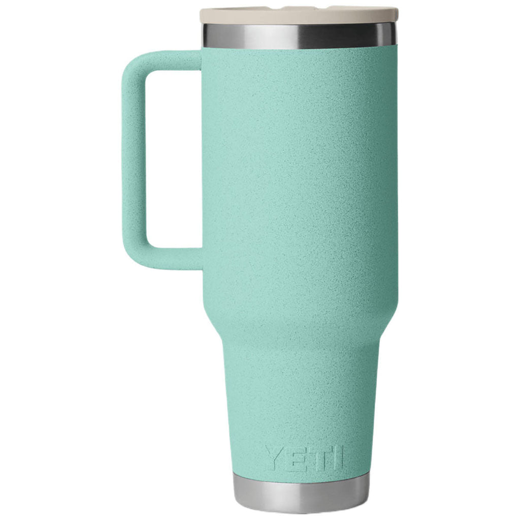YETI Seastone Rambler 40oz Travel Straw Mug