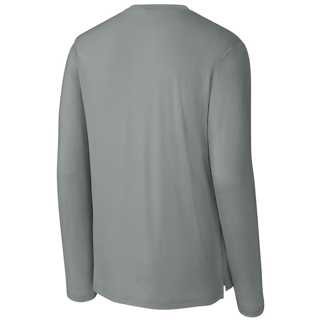 Richardson Men's Grey Clutch Long Sleeve Tee