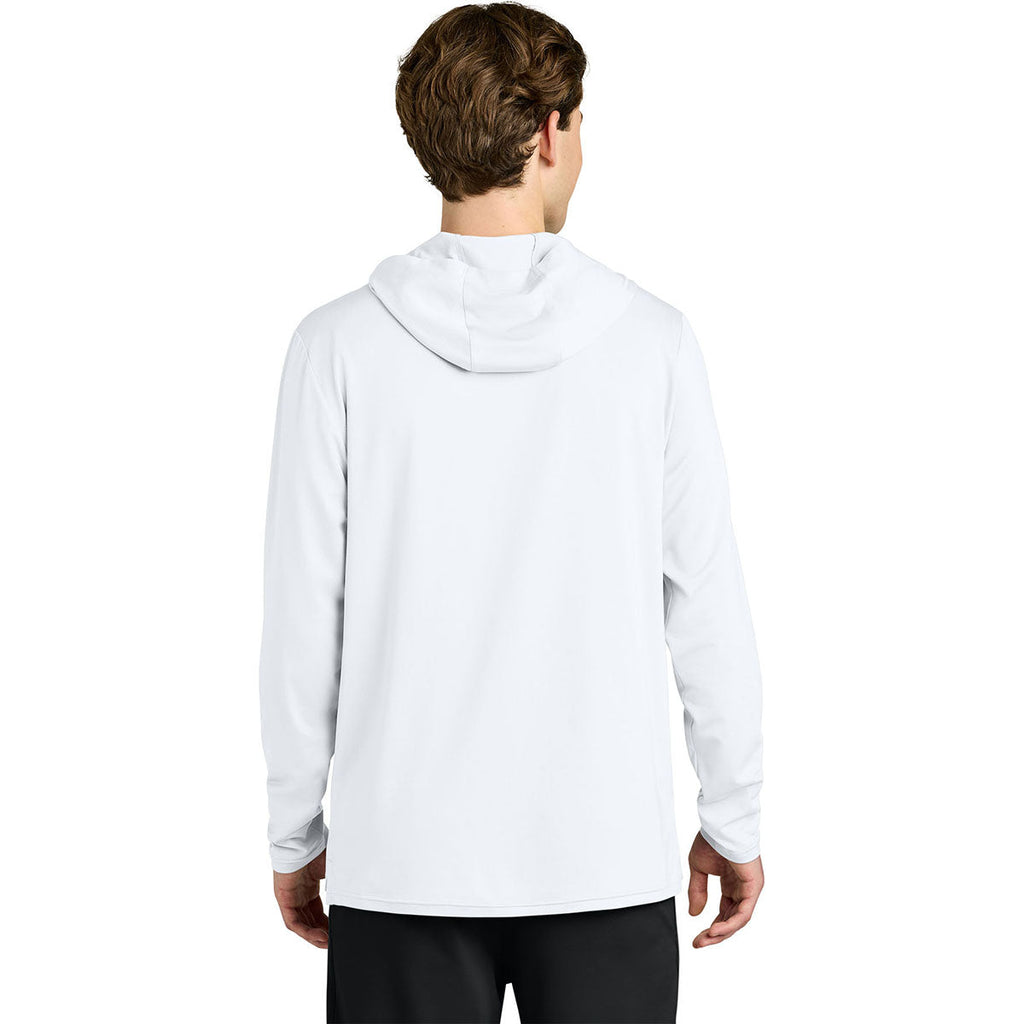 Richardson Men's White Clutch Long Sleeve Hoodie