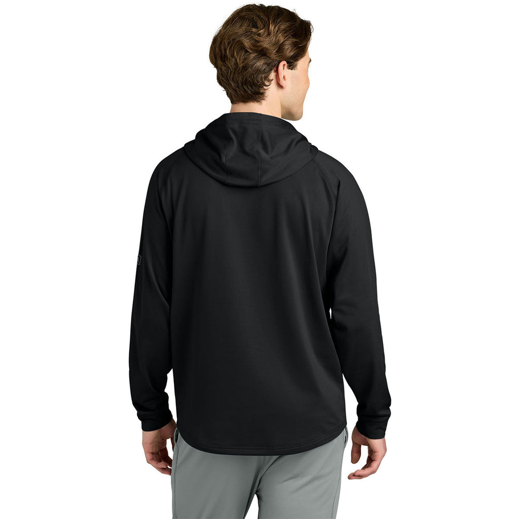 Richardson Men's Black Charge Performance Fleece Long Sleeve Hoodie