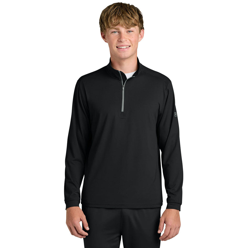Richardson Men's Black Vertex 1/4-Zip Pullover