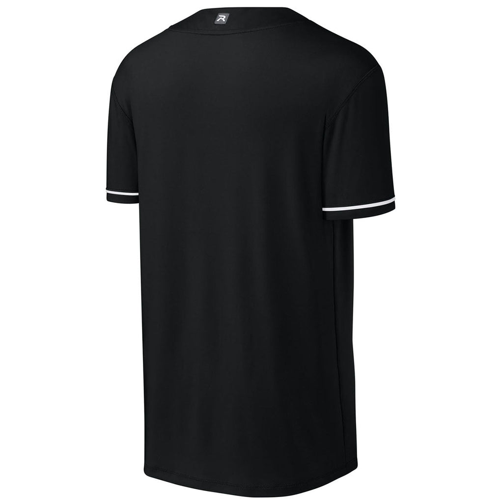 Richardson Men's Black Select 2-Button Baseball Jersey