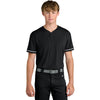 Richardson Men's Black Select 2-Button Baseball Jersey