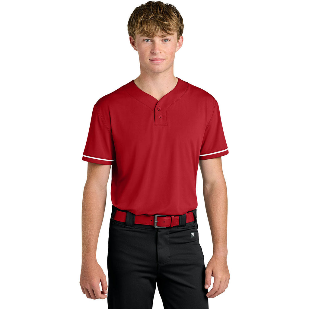 Richardson Men's Red Select 2-Button Baseball Jersey