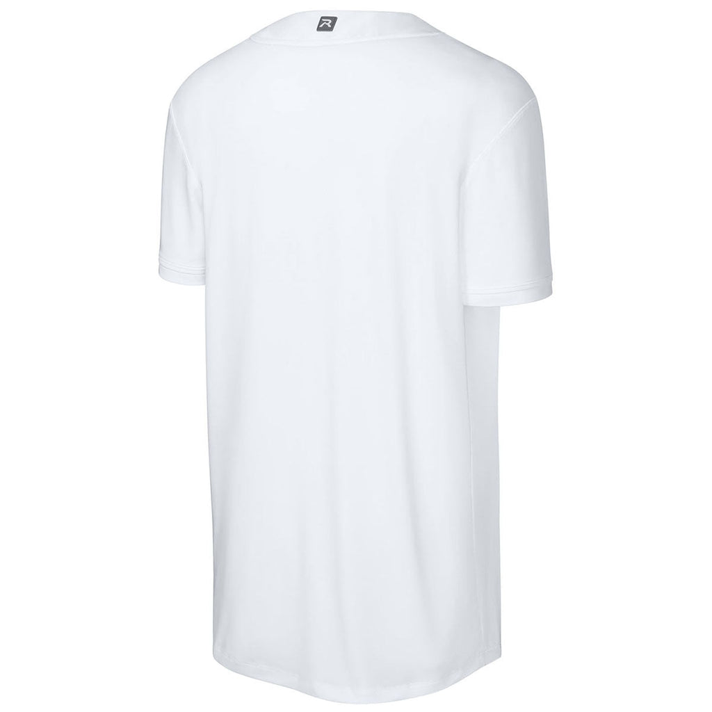 Richardson Men's White Select 2-Button Baseball Jersey