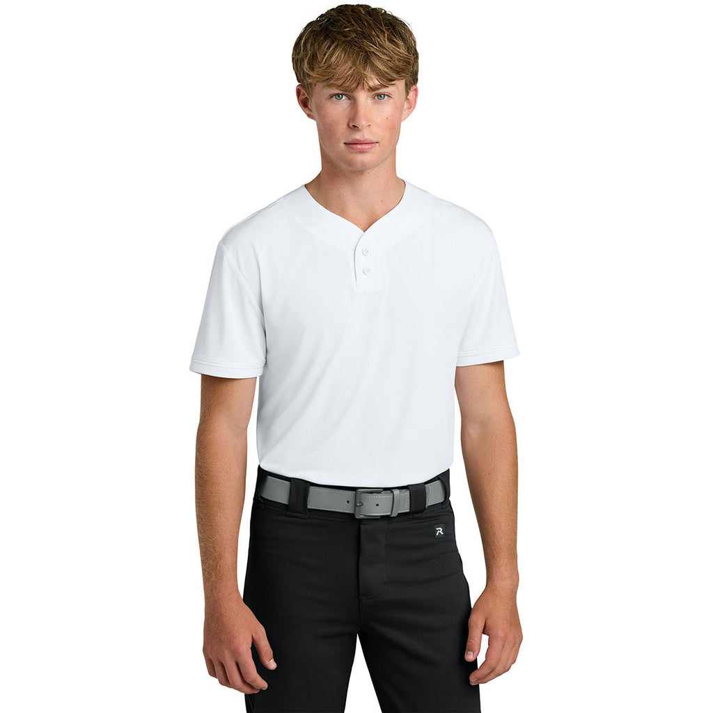 Richardson Men's White Select 2-Button Baseball Jersey